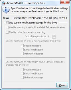 Hard Drive properties